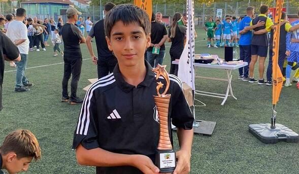 Araz Musayevin oğlu Beşikdaşın U-14 komandasında - Video 