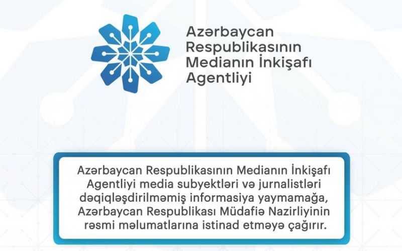 MEDİA jurnalistlərə çağırış edib 