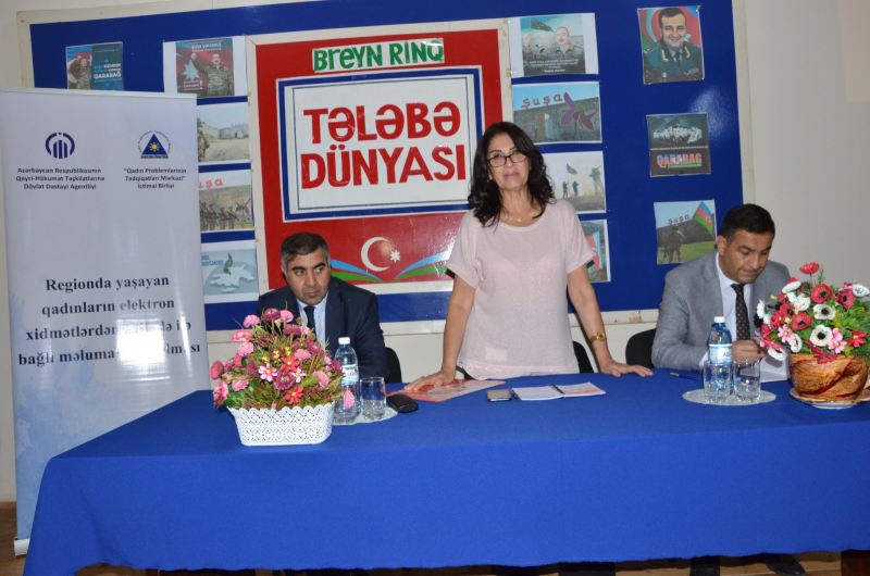 Qadın Problemlərinin Tədqiqatları Mərkəzi  ilk tədbirini Şirvan şəhərində keçirdi 