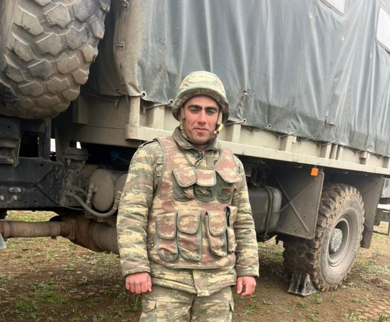 Sabirabaddan olan şəhid Qasımın fotusu 