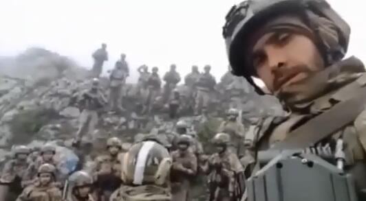 Hərbçilərimiz döyüşə \"şəhidlik andı\" ilə başladı - Video 