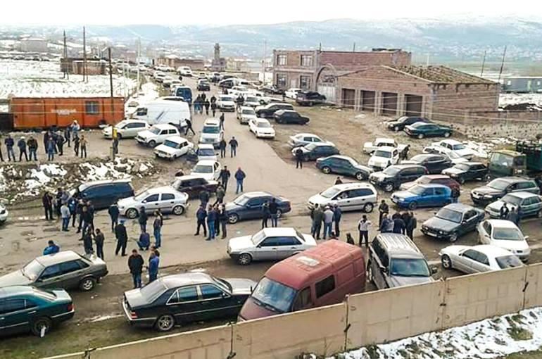 Xocavənddə separatçılar mitinq keçirir - Video 