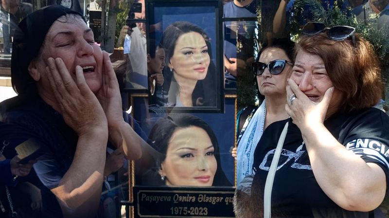 Şəhid anaları Qənirə Paşayevanın dəfnində göz yaşı tökdü - Video