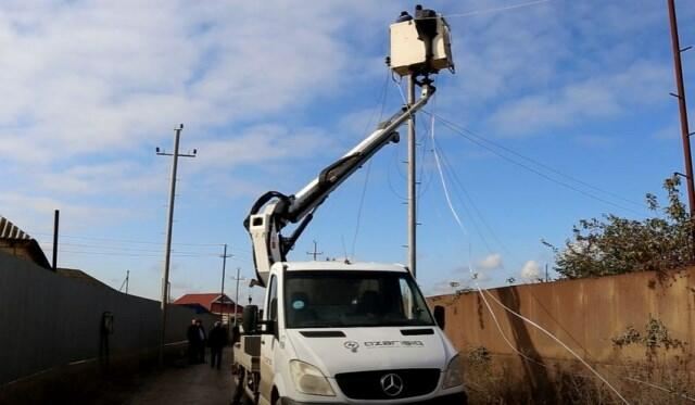 Cəbrayılda elektrik xətləri tamamilə yerin altında olacaq 