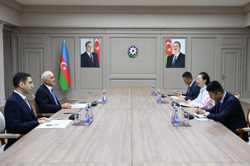 Şahin Mustafayev Çinin Azərbaycandakı səfiri ilə görüşdü 