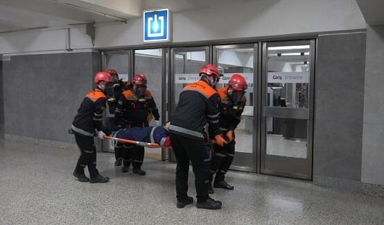 FHN metroda təlim keçirdi- VİDEO
