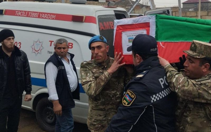 İtkin Təlim zamanı həlak olan hərbçimiz dəfn olundu 
