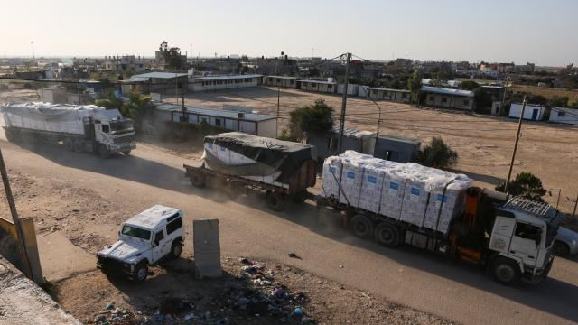BƏƏ: İlk yardım karvanı qurudan Qəzzanın şimalına gəlib 
