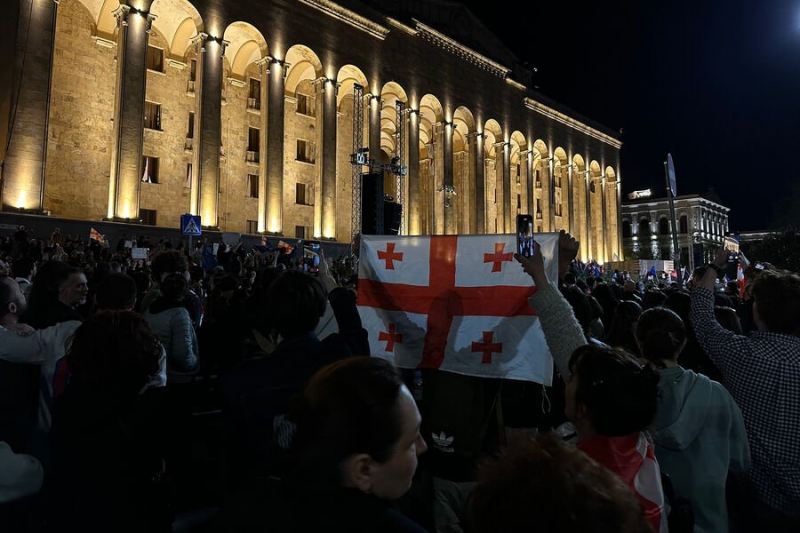 Gürcüstan parlamentində xüsusi təhlükəsizlik rejimi tətbiq olunub 