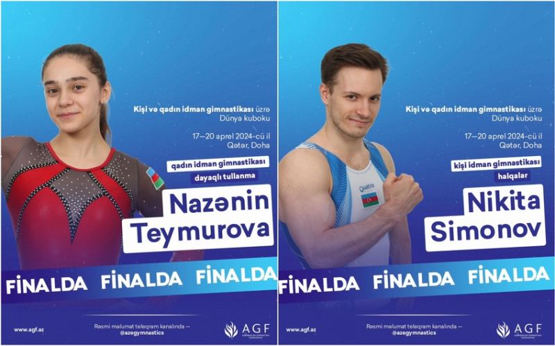 Gimnastlarımız Dünya Kubokunun finalında 