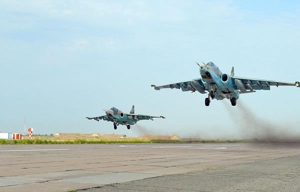 Su-25-lərimiz havaya qaldırıldı - VİDEO