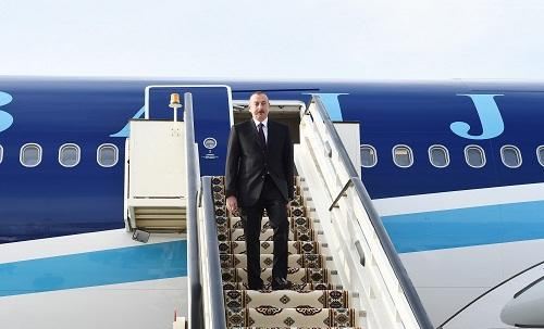 İlham Əliyev Rusiyadadır 