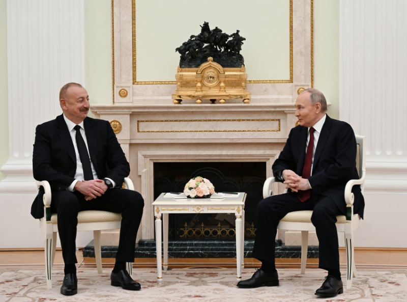 Əliyev-Putin görüşü başladı  -FOTO 