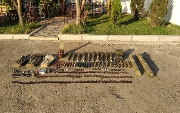 Xankəndidə silah və sursatlar aşkarlandı 