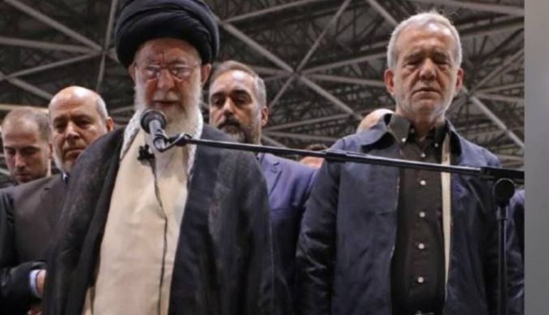 Pezeşkian göz yaşlarını tuta bilmədi - FOTO 