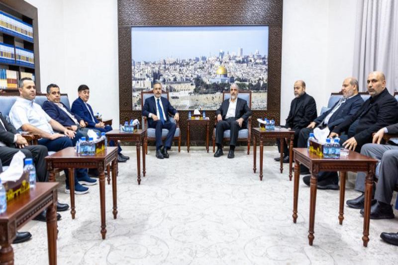 Hakan Fidan HAMAS-ın yeni rəhbəri Xalid Maşalla görüşüb 