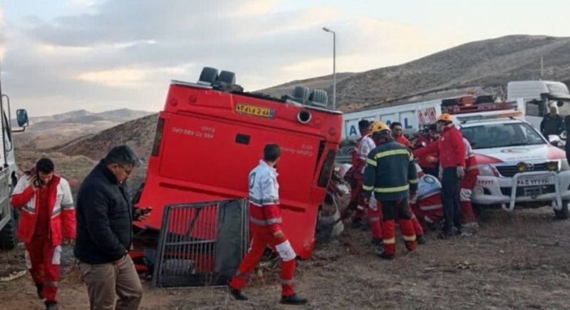 İranda sərnişin avtobusu aşdı:  Ölən və yaralananlar var 