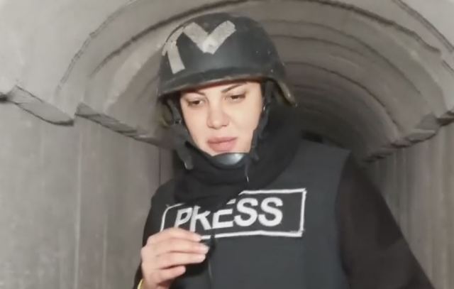 Fulya Öztürk terrorçuların tunellərinə girdi - VİDEO 
