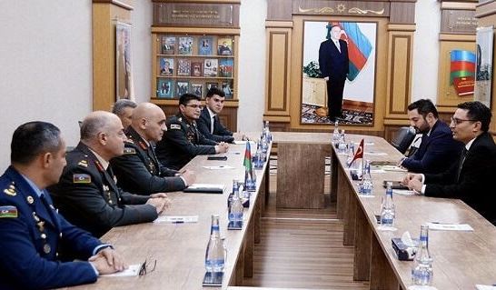 Türkiyə nümayəndə heyəti Milli Müdafiə Universitetində... - Foto 