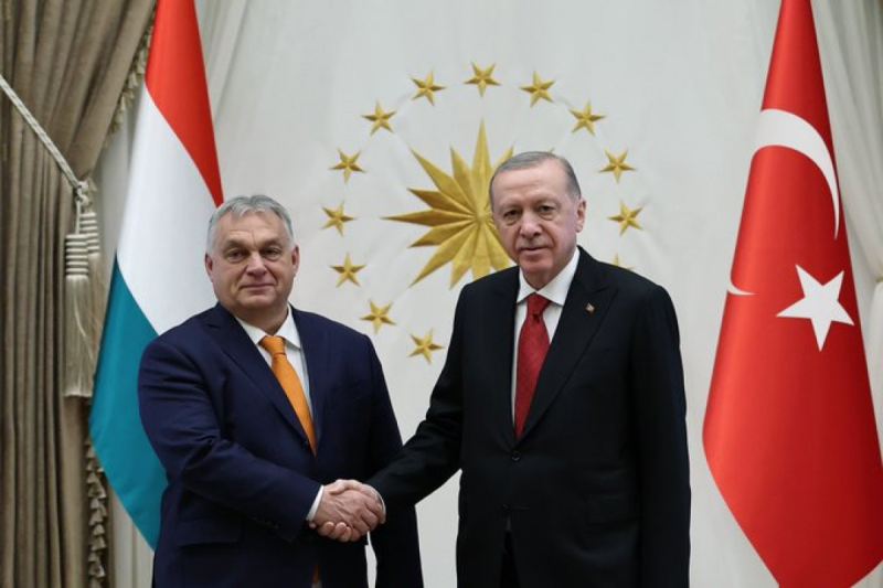 Ərdoğan Orbanla görüşüb 