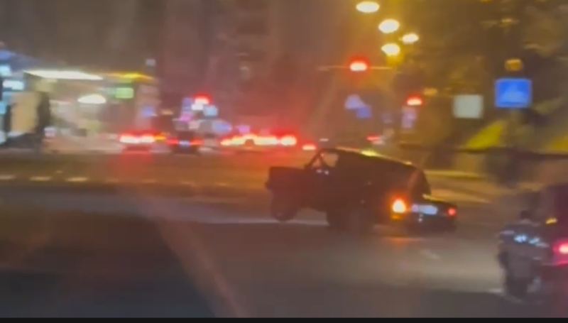 Bakıda avtoşluq edən sürücü saxlanıldı - VİDEO