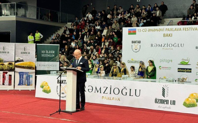 Bakıda paxlava festivalı keçirildi - FOTOLAR 