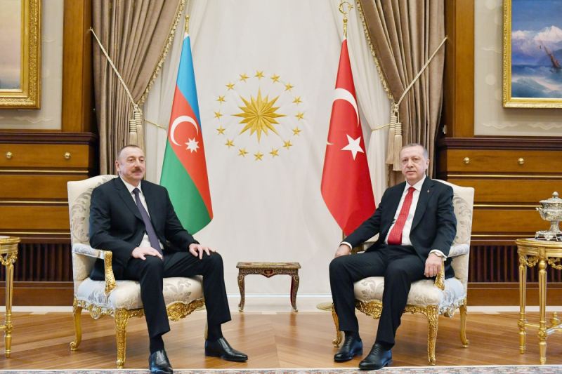 Əliyev Ərdoğana  təşəkkür etdi 
