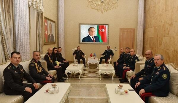 DSX rəisi türkiyəli generalla görüşdü - Foto 