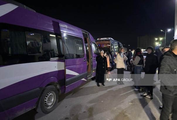 Şuşa şəhərinə növbəti köç karvanı yola salınıb - FOTO 