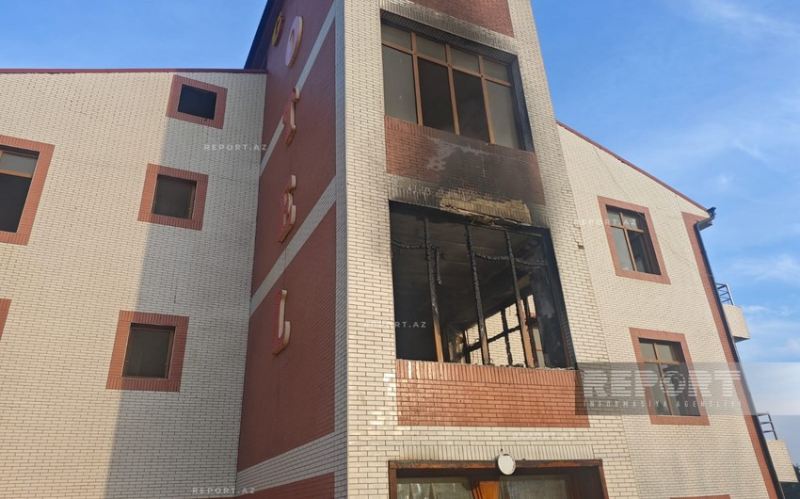 Cəlilabadda hoteldə baş verən yanğın söndürülüb 