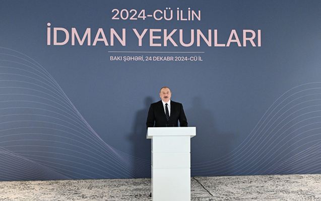 Prezident ilin idman yekunlarına dair mərasimdə - Fotolar 