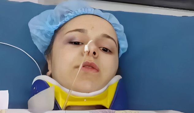 Təyyarə qəzasından sağ çıxan zaqatalalı qız DANIŞDI: \"Mən yaxşıyam, amma atamı görməmişəm\" Video