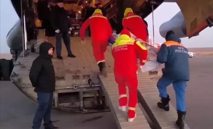 Qəzaya uğrayan təyyarədən sağ çıxan 9 Rusiya vətəndaşı Moskvaya gətirilib 