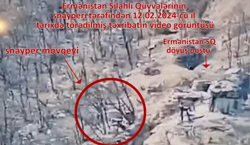 Əsgərimizə atəş açan snayper məhv edildi 