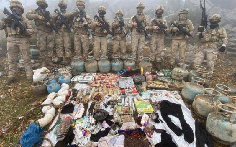 Türkiyə ordusu terrorçuların istifadə etdiyi 8 qatlı mağara aşkarlayıb 