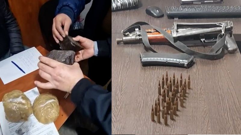 Bakıda narkotik vasitə və “Kalaşnikov” aşkar edilib 
