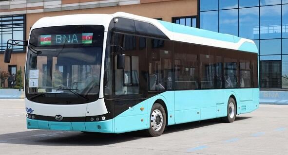 Bakıda daha bir elektrik mühərrikli avtobus - VİDEO
