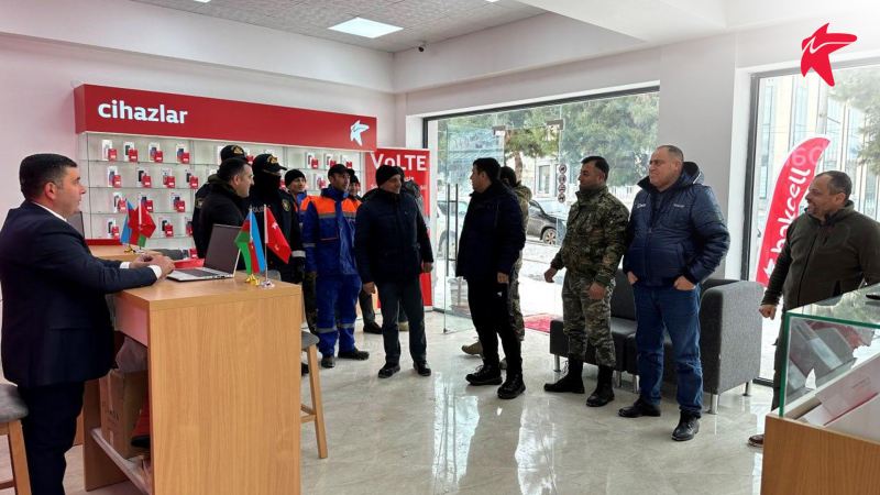 Xankəndi şəhərində ilk mobil operator mağazası fəaliyyətə başladı: Fotolar
