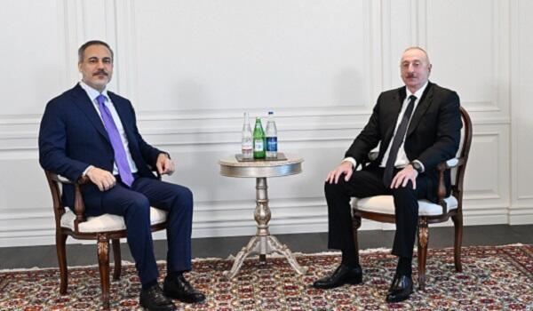 İlham Əliyev Şuşada Hakan Fidanı qəbul etdi 