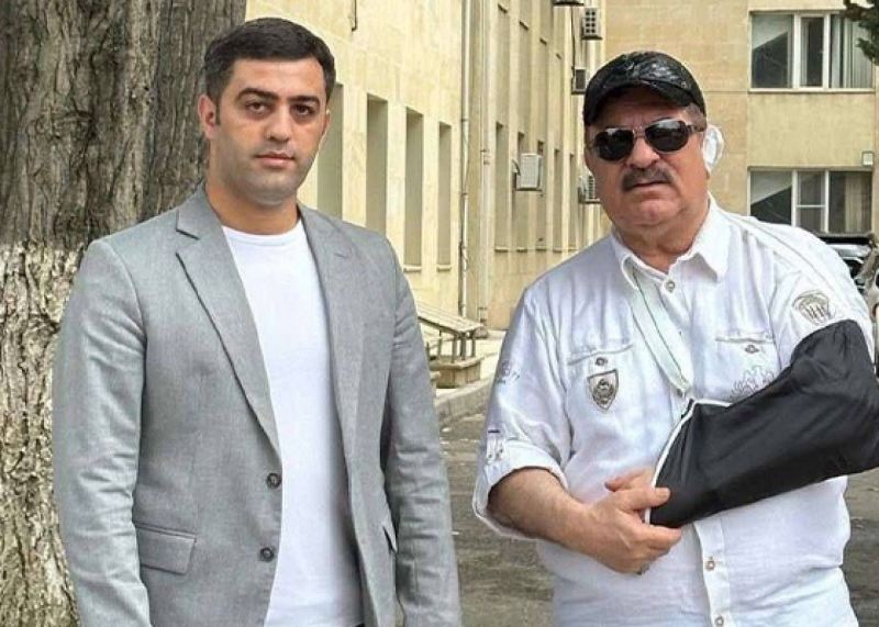 Ağadadaş Ağayevin insidentdən sonra ilk FOTOSU
