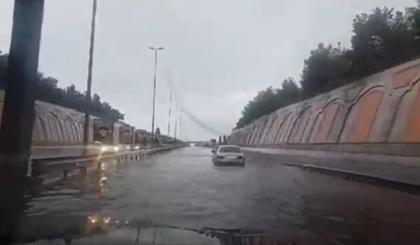 Gəncə-Bakı yolunu sel basdı, alternativ yol da torpaq... - 