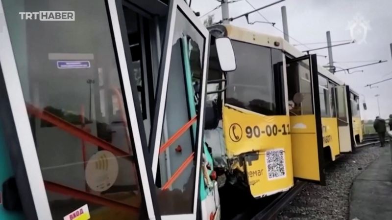 Rusiyada tramvay qəzası: 109 yaralı 