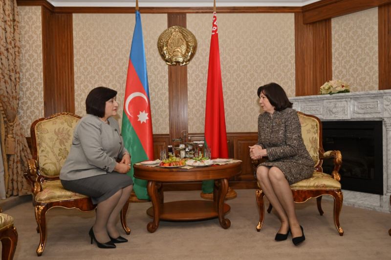 Sahibə Qafarova Belarusa səfər edib 