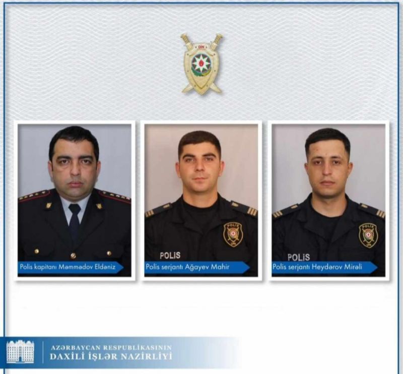 Qətlə yetirilən polislərimiz dəfn olundu 