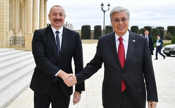 Tokayevin rəsmi qarşılanma mərasimi oldu 