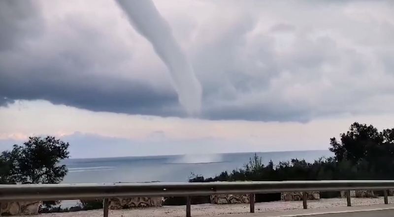 Türkiyədə tornado meydana gəlib 