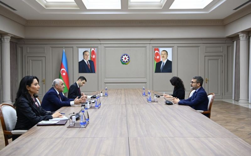 Əli Əsədov Türkiyə rəsmisini qəbul etdi 
