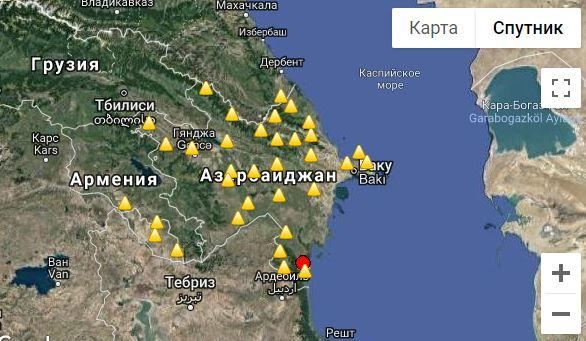 Zəlzələnin hiss edildiyi rayonlar açıqlandı 