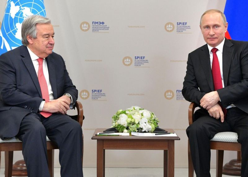 Quterreş Putinə məktub göndərib 