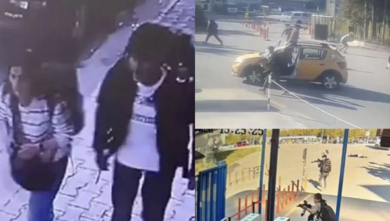 TUSAŞ-a dəhşətli terror hücumunda 12 minlik qanlı yol: Yeni görüntülər ortaya çıxdı 